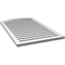 Ekena Millwork Arch Top Surface Mount PVC Gable Vent: Non-Functional, w/2"W x 1-1/2"P Brickmould Frame, 26"W x 40"H GVPAR26X4002SN - alternate 2